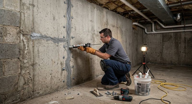 Basement Crack Repair in Eustis, FL