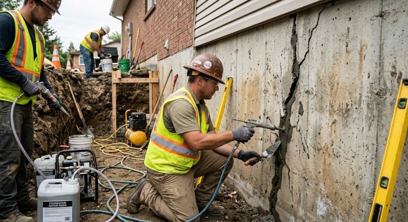 Cracked Foundation Repair in Astor, FL