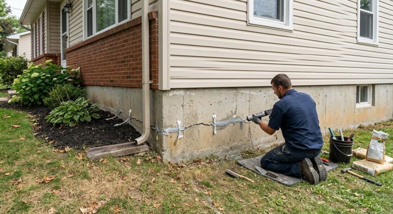 Cracked Foundation Repair in Winter Garden, FL