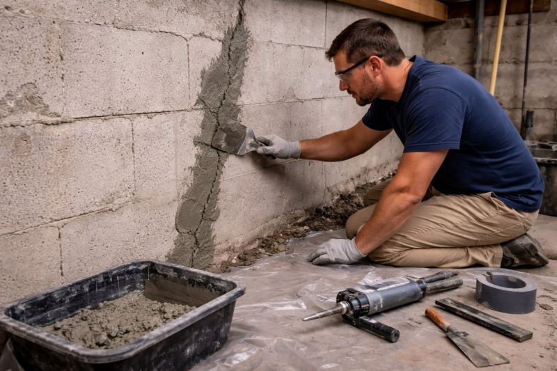 Foundation Crack Repair in Debary, FL