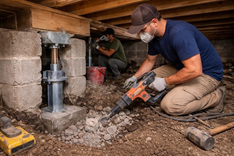 Foundation Pier Repair in Eustis, FL
