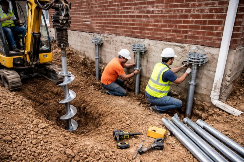 Helical Piers Installation in Eustis, FL