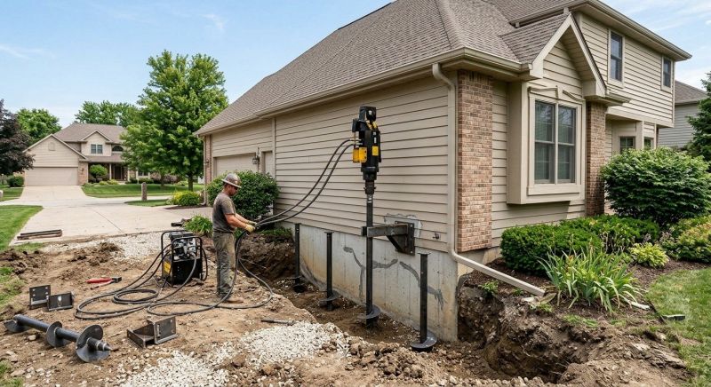 Helical Piers Installation in Eustis, FL