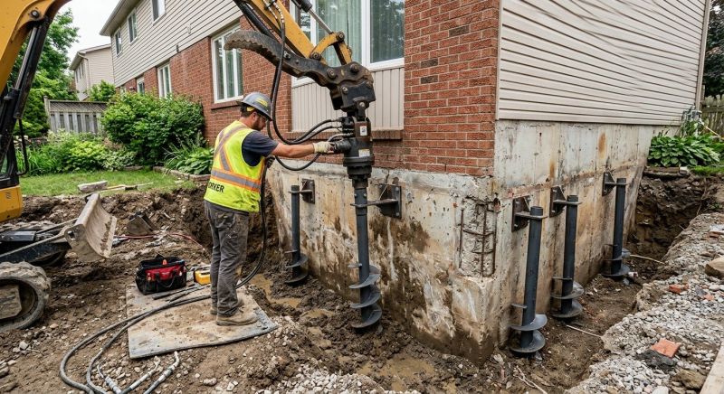 Helical Pile Installation in Eustis, FL