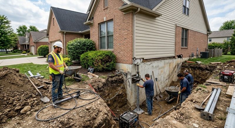 Sinking Foundation Repair in Groveland, FL