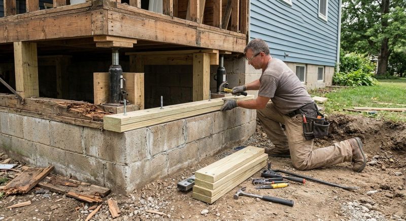 Sinking Foundation Repair in Leesburg, FL