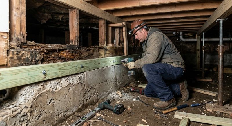 Sinking Foundation Repair in Tavares, FL